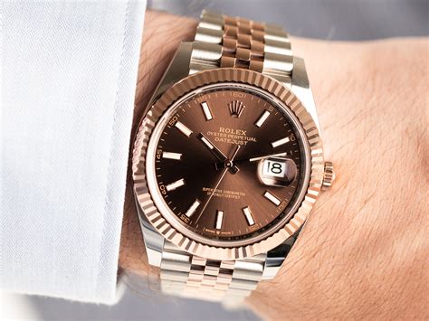 men's rolex chocolate dial|rolex datejust 41 126331.